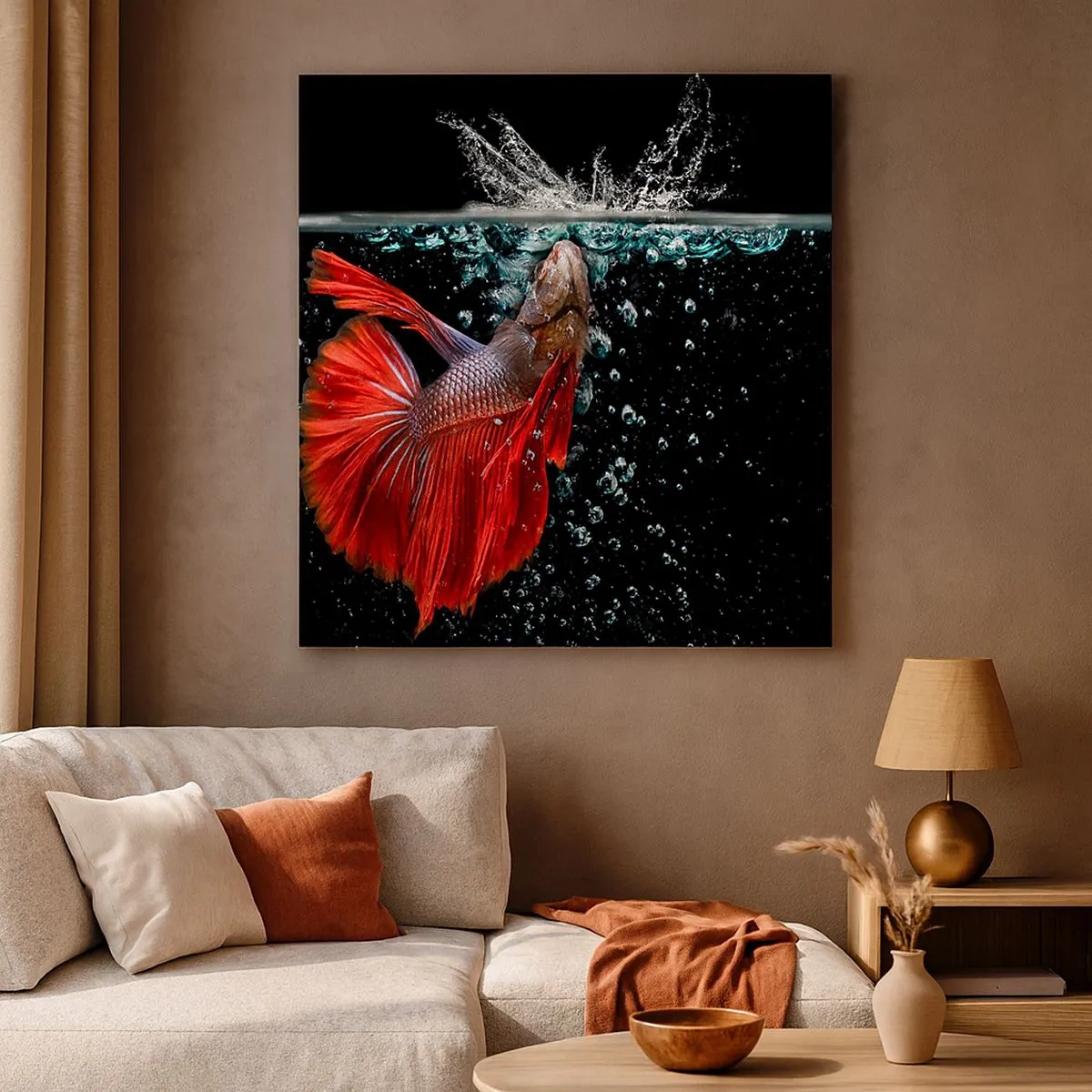 Lærredstryk - Billede på lærred - Du har tre ønsker - 30x30 cm