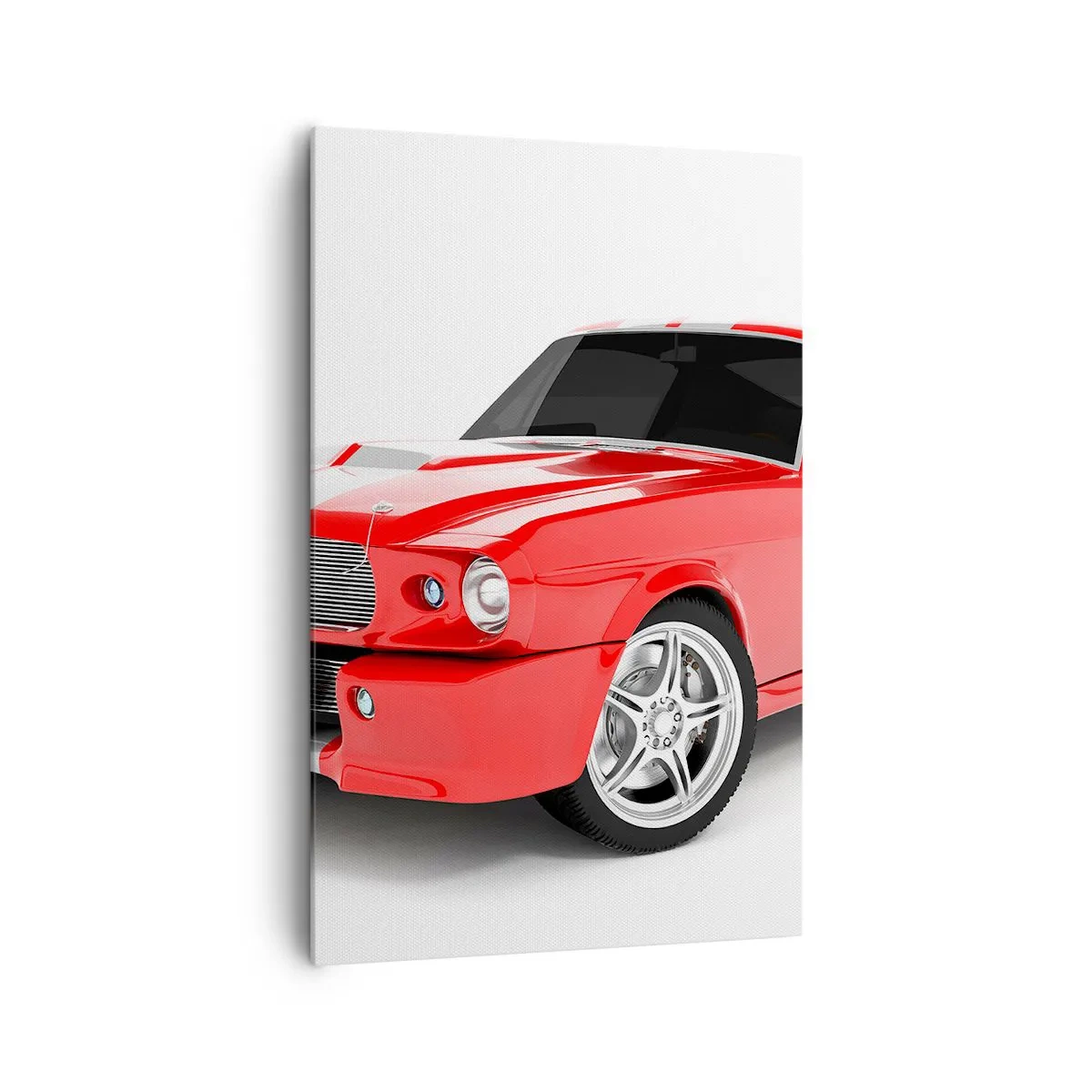 Lærredstryk - Billede på lærred - Mustang så hurtigt som vinden - 80x120 cm