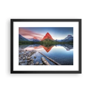 Plakat i sort ramme - Varme og kulde - 40x30 cm