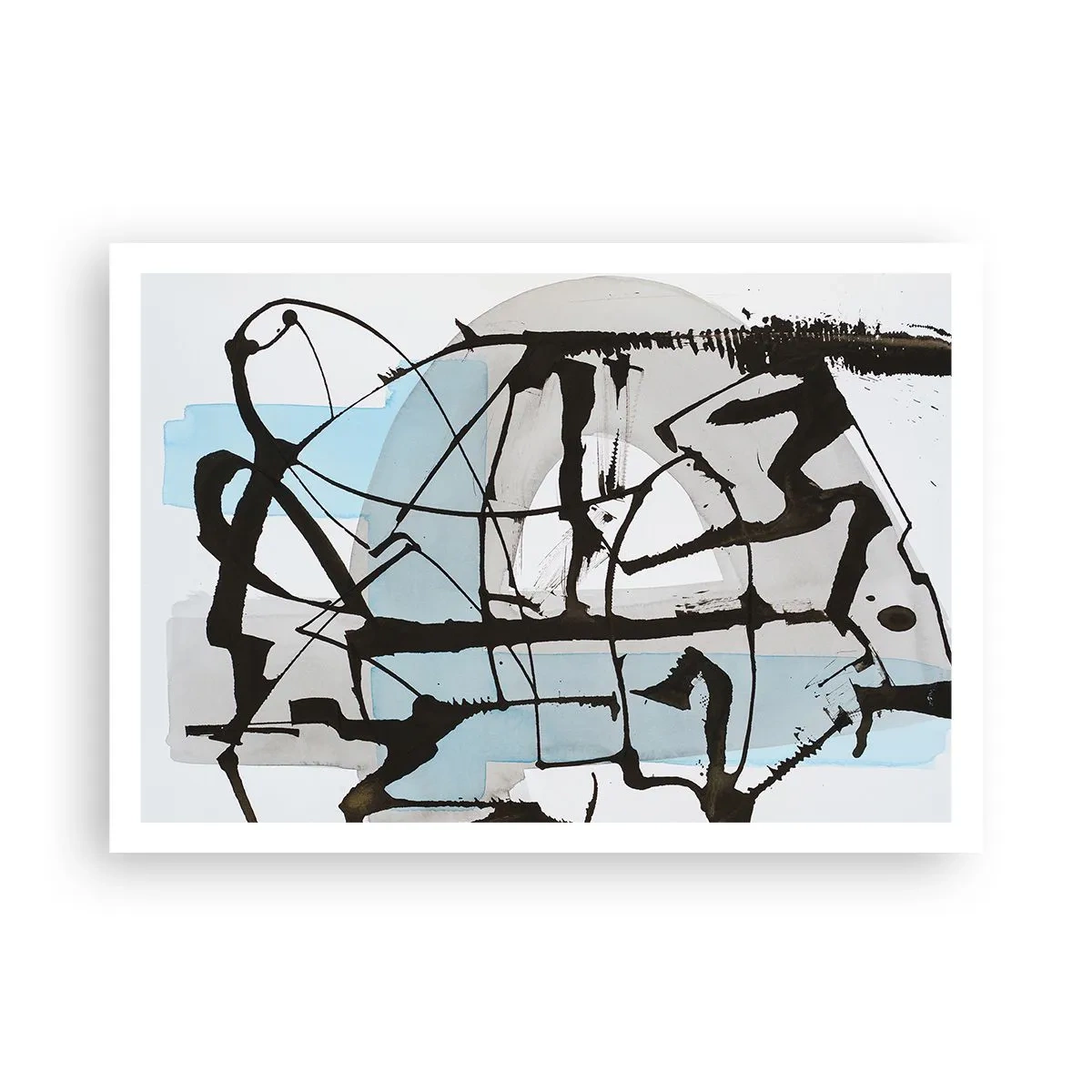 Plakat - Ikke desto mindre blå - 100x70 cm