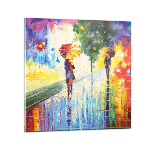 Billede på glas - Og alt er klart - 30x30 cm