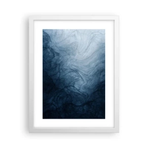 Plakat i hvid ramme - Ind i dybet - 30x40 cm