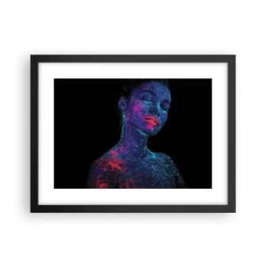 Plakat i sort ramme - I stjernestøv - 40x30 cm