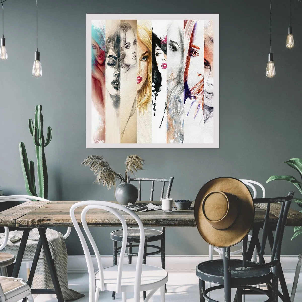 Plakat - Og det er altid DIG - 40x40 cm