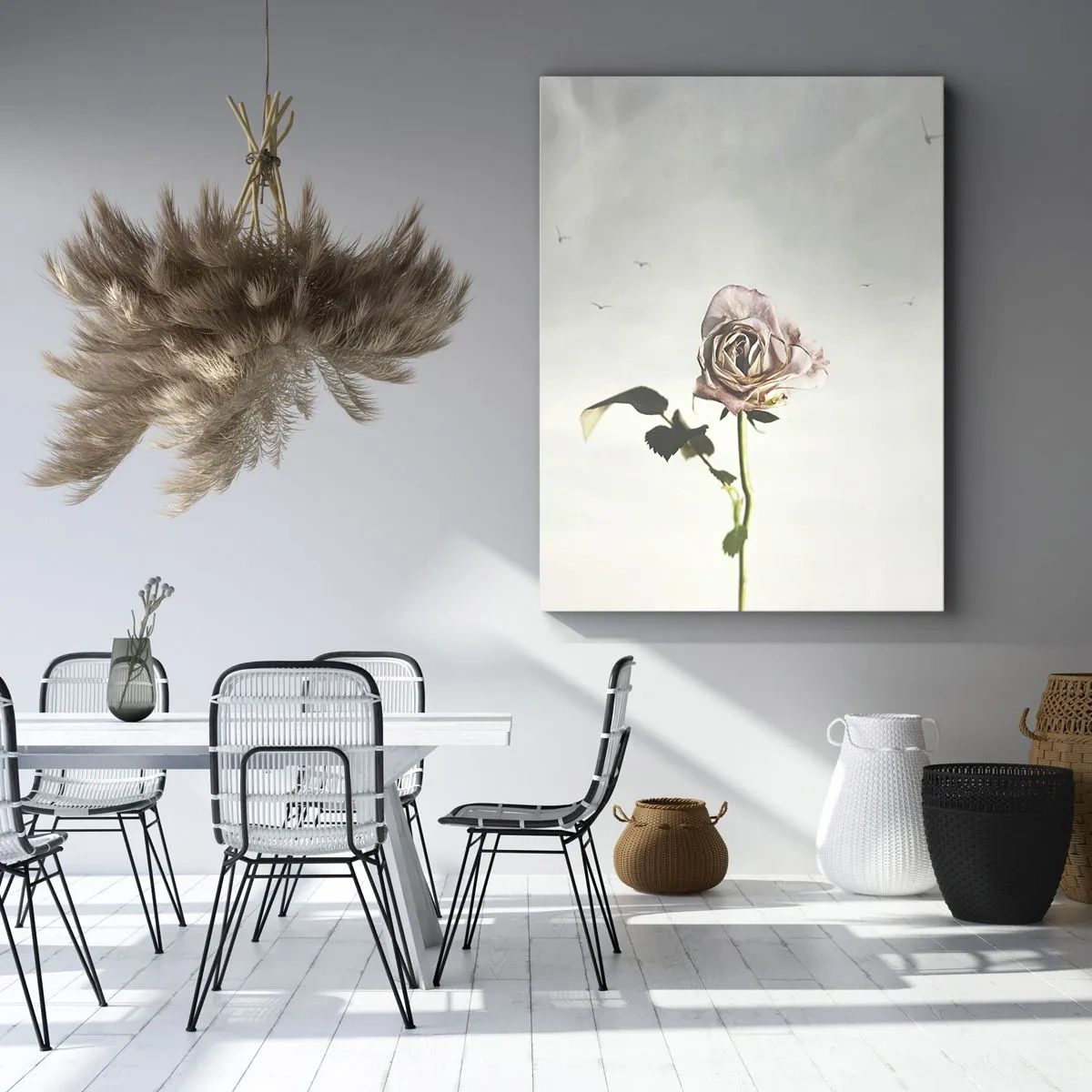 Lærredstryk - Billede på lærred - Velkomst til foråret - 50x70 cm