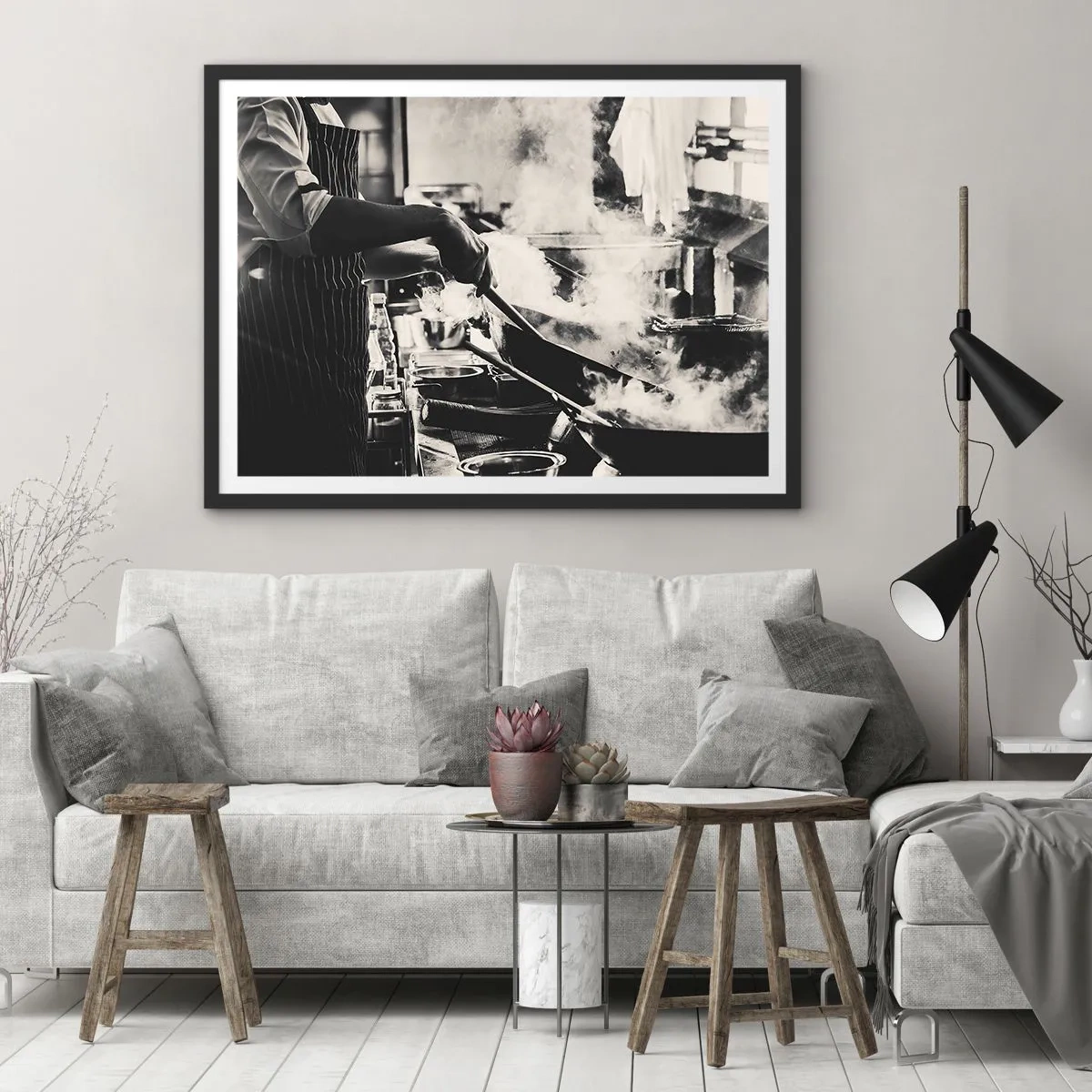 Plakat i sort ramme - Smagernes alkymi - 91x61 cm