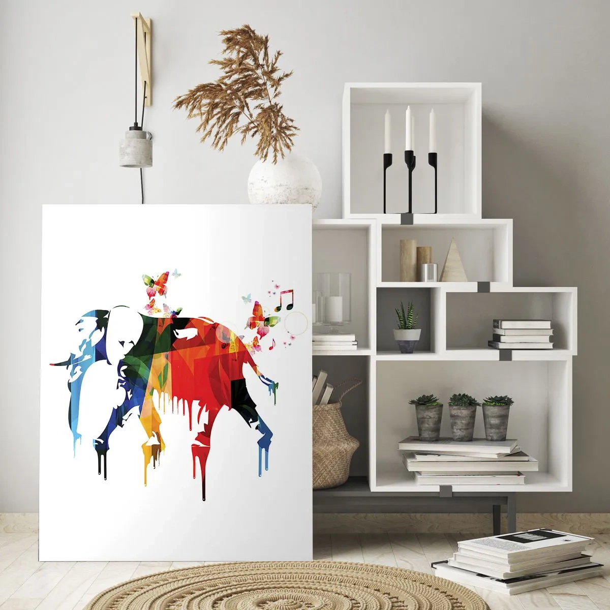 Billede på glas - Alle kan danse - 50x70 cm