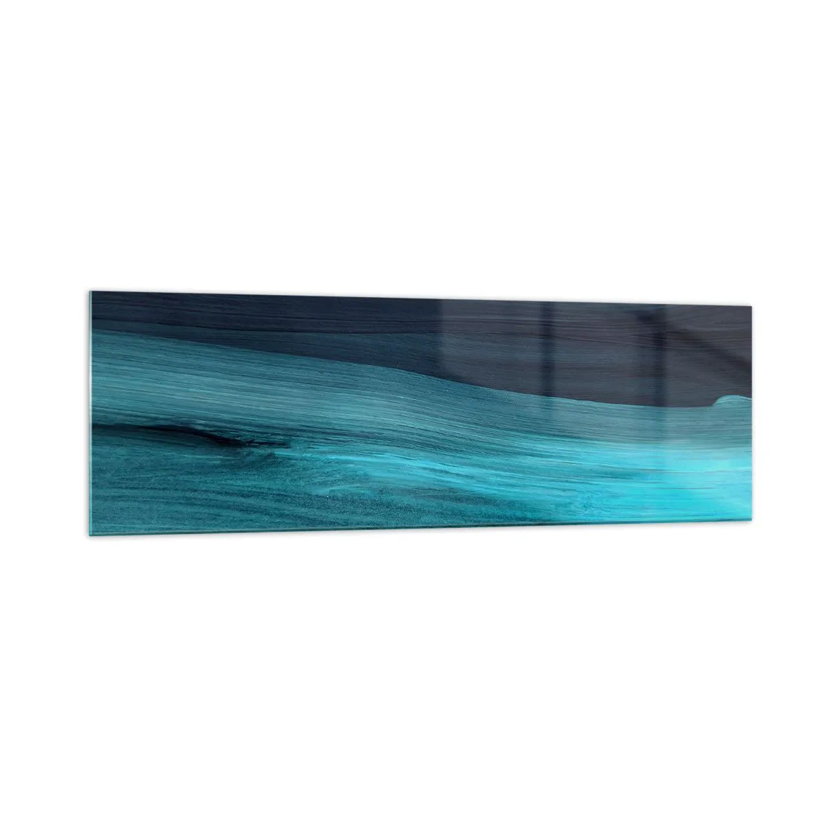 Billede på glas - Svøm med strømmen - 160x50 cm