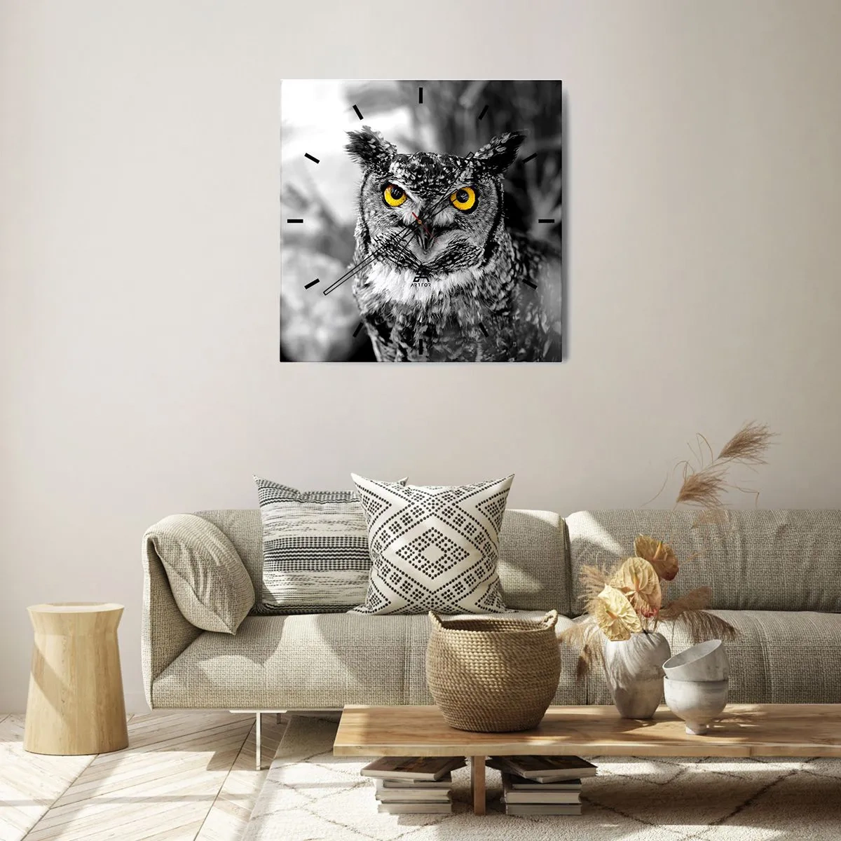 Vægur, Uret - Intet kan skjules - 40x40 cm