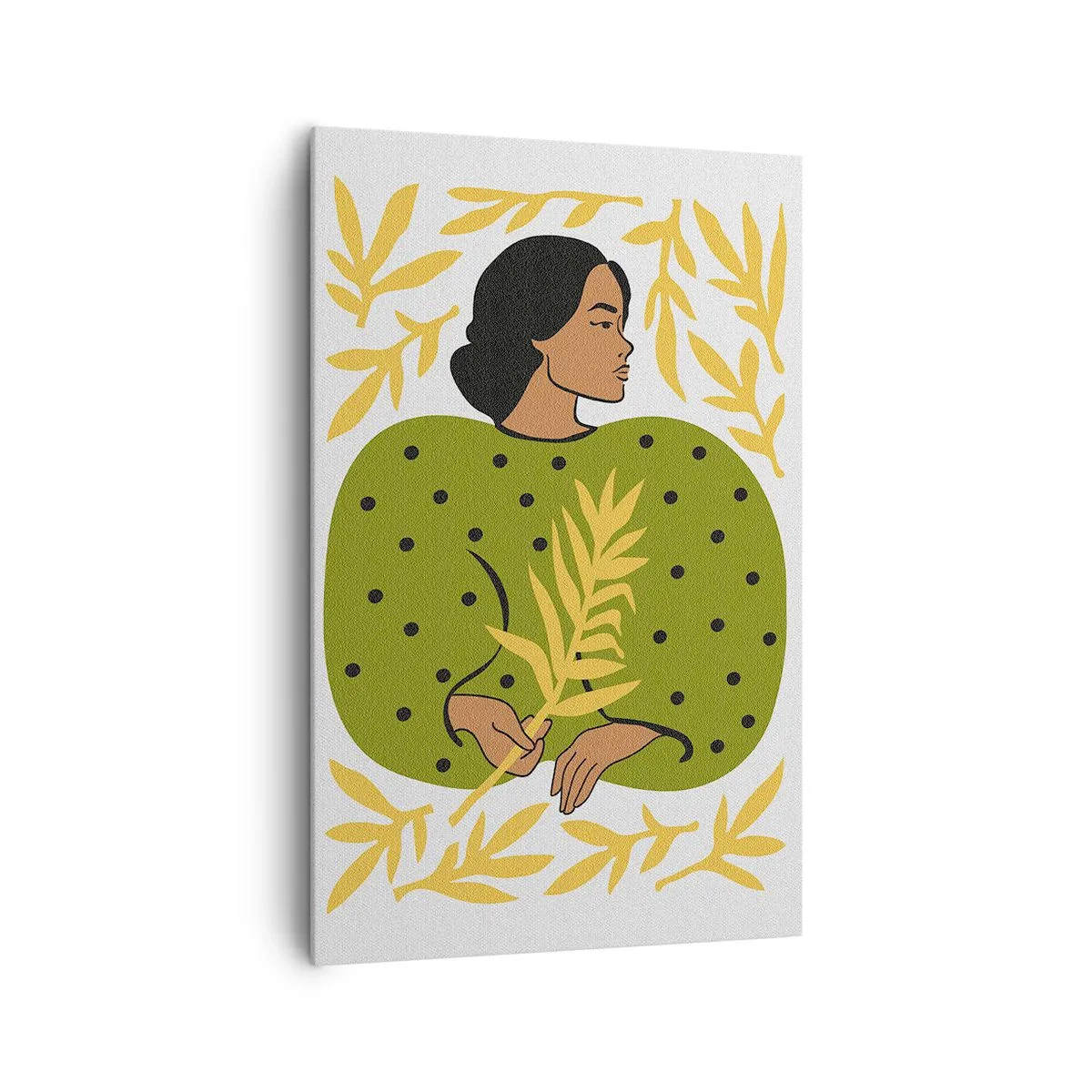 Lærredstryk - Billede på lærred - Hawaiiansk pige - 80x120 cm