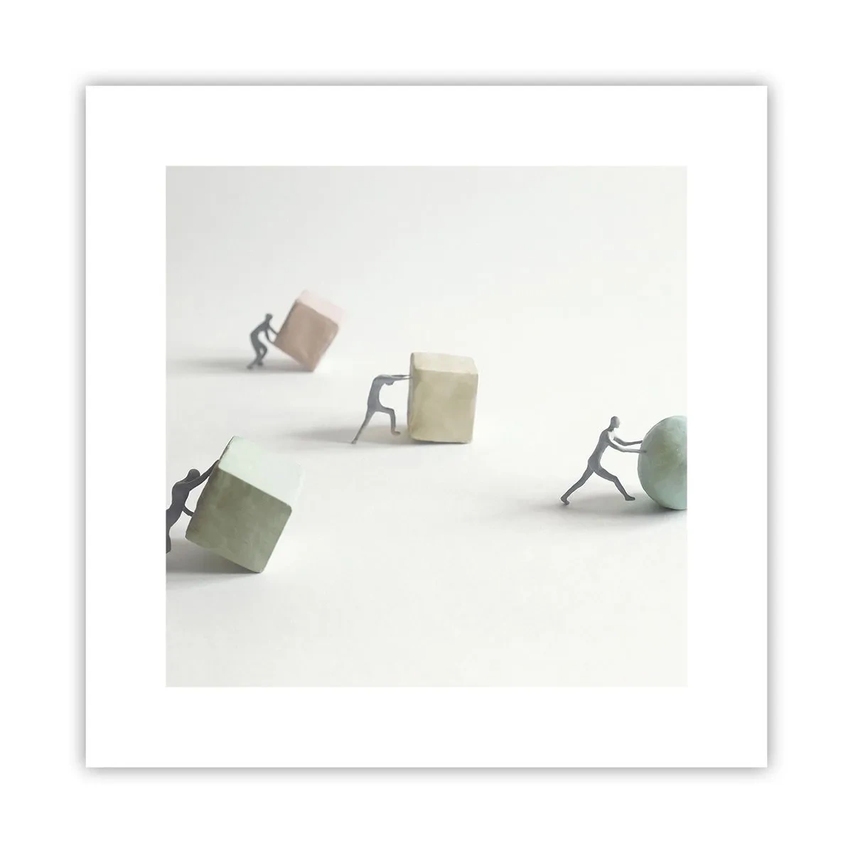 Plakat - Selve livet - 30x30 cm