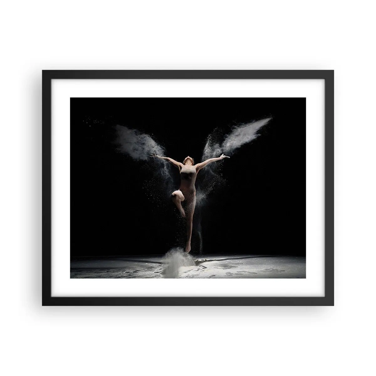 Plakat i sort ramme - Elfer findes - 50x40 cm