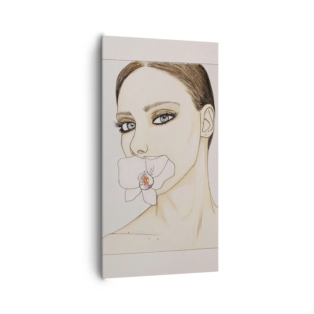 Lærredstryk - Billede på lærred - Et symbol på elegance og skønhed - 65x120 cm