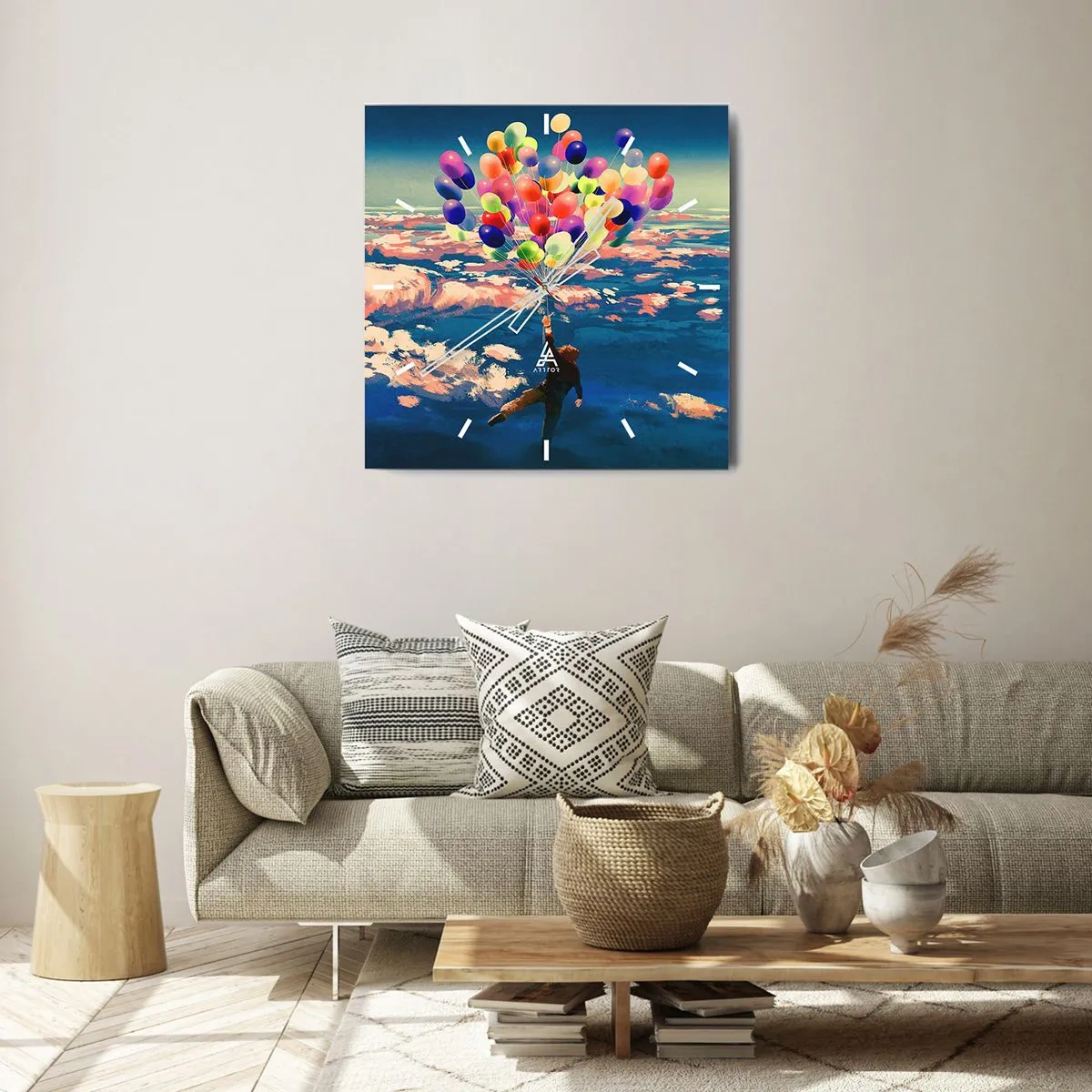 Vægur, Uret - En barndomsdrøm, der går i opfyldelse - 30x30 cm