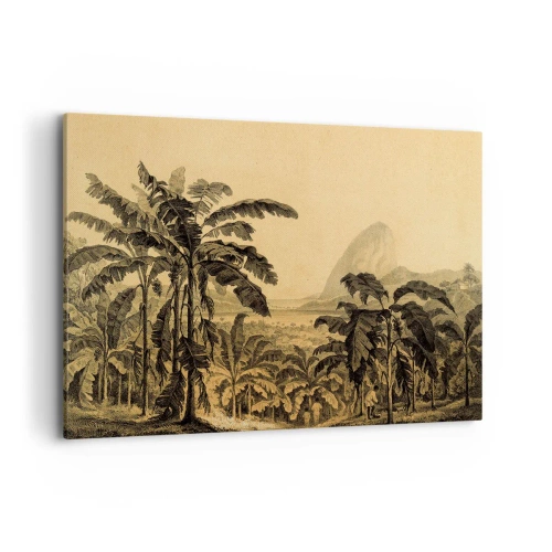 Lærredstryk - Billede på lærred - I en kolonial atmosfære - 120x80 cm