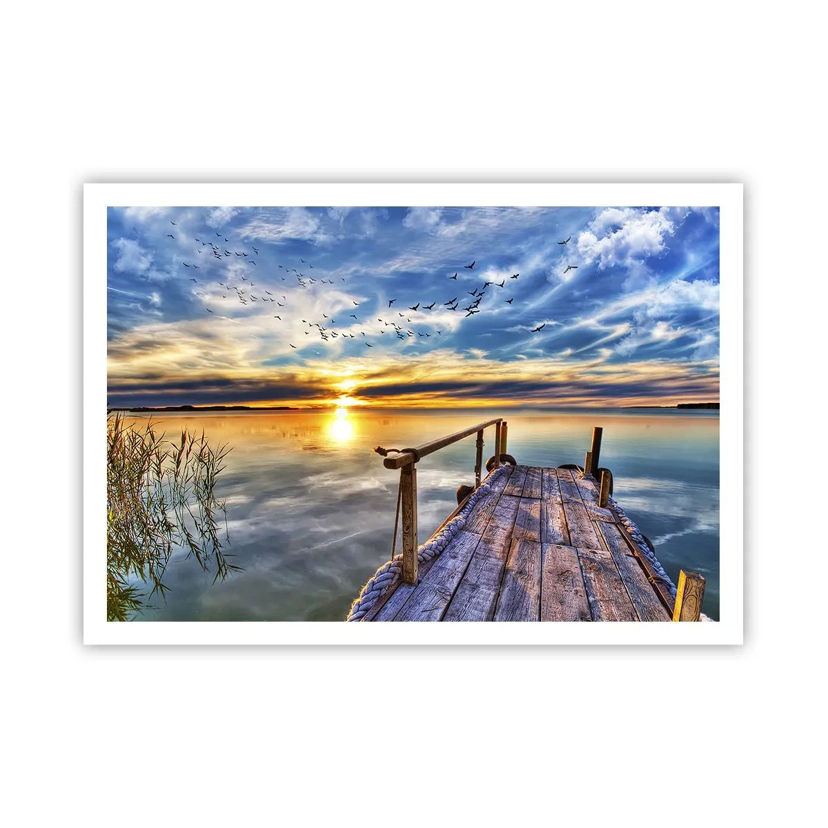 Plakat - Vinden går til ro - 100x70 cm