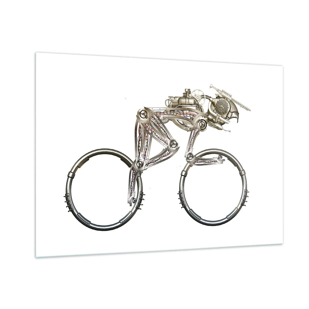 Billede på glas - En fantastisk maskine - 100x70 cm