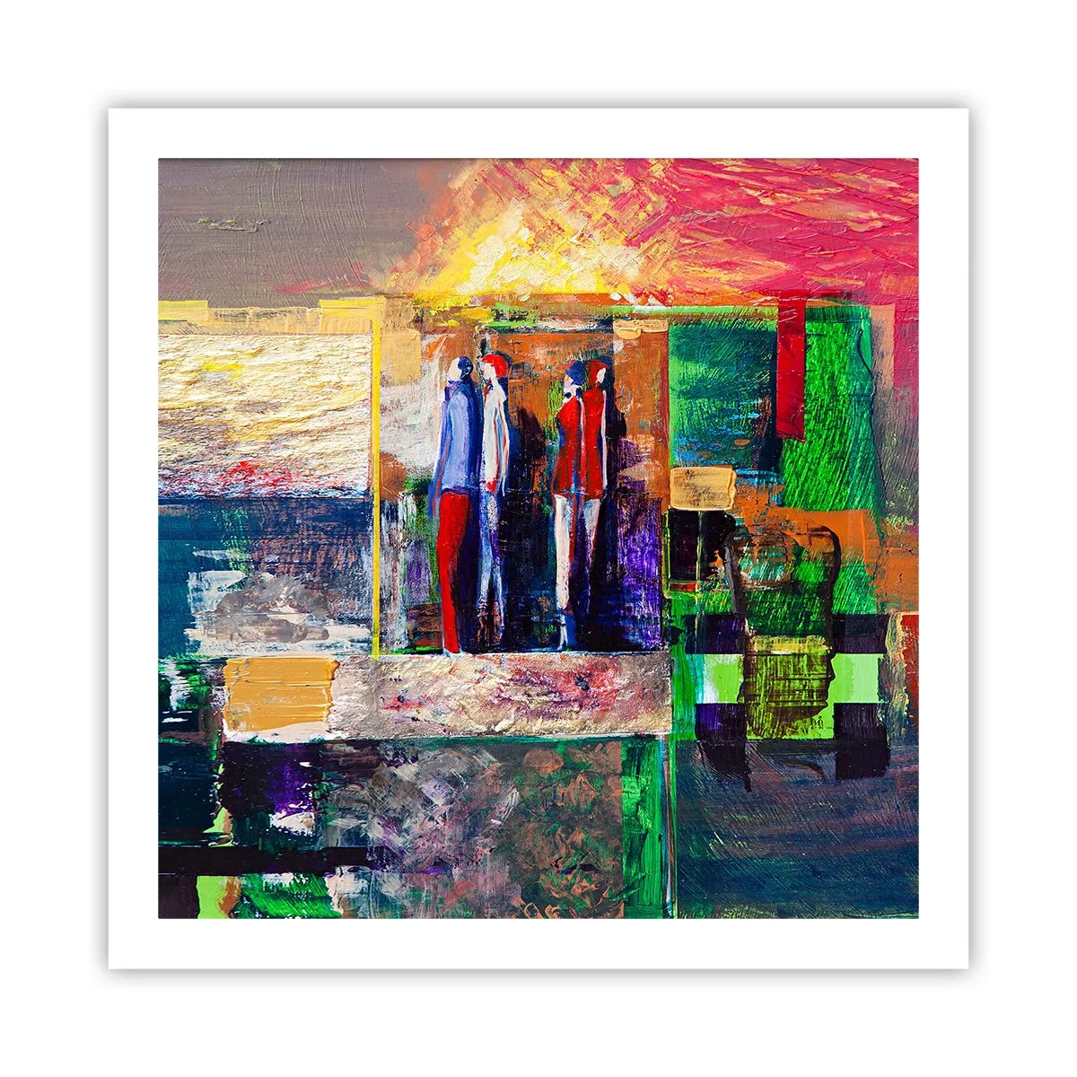 Plakat - Forhold og følelser - 60x60 cm