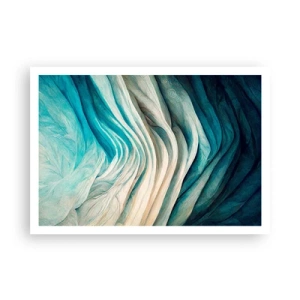Plakat - Blå umættelighed - 100x70 cm