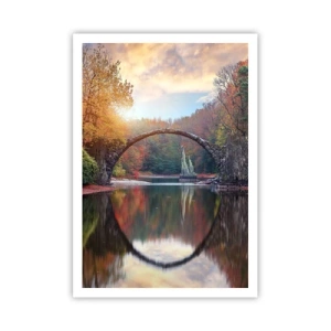 Plakat - På den anden side af spejlet - 70x100 cm