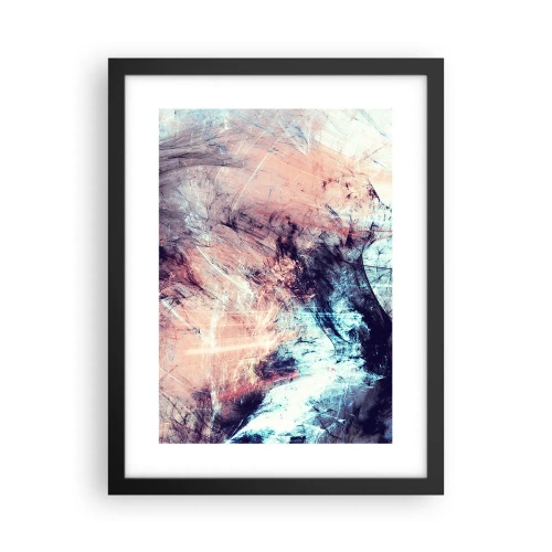 Plakat i sort ramme - Mærk vinden - 30x40 cm