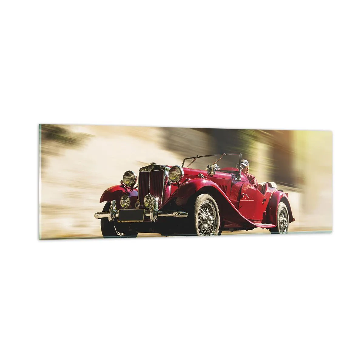 Billede på glas - Smukkere end Nike fra Samothrake - 90x30 cm