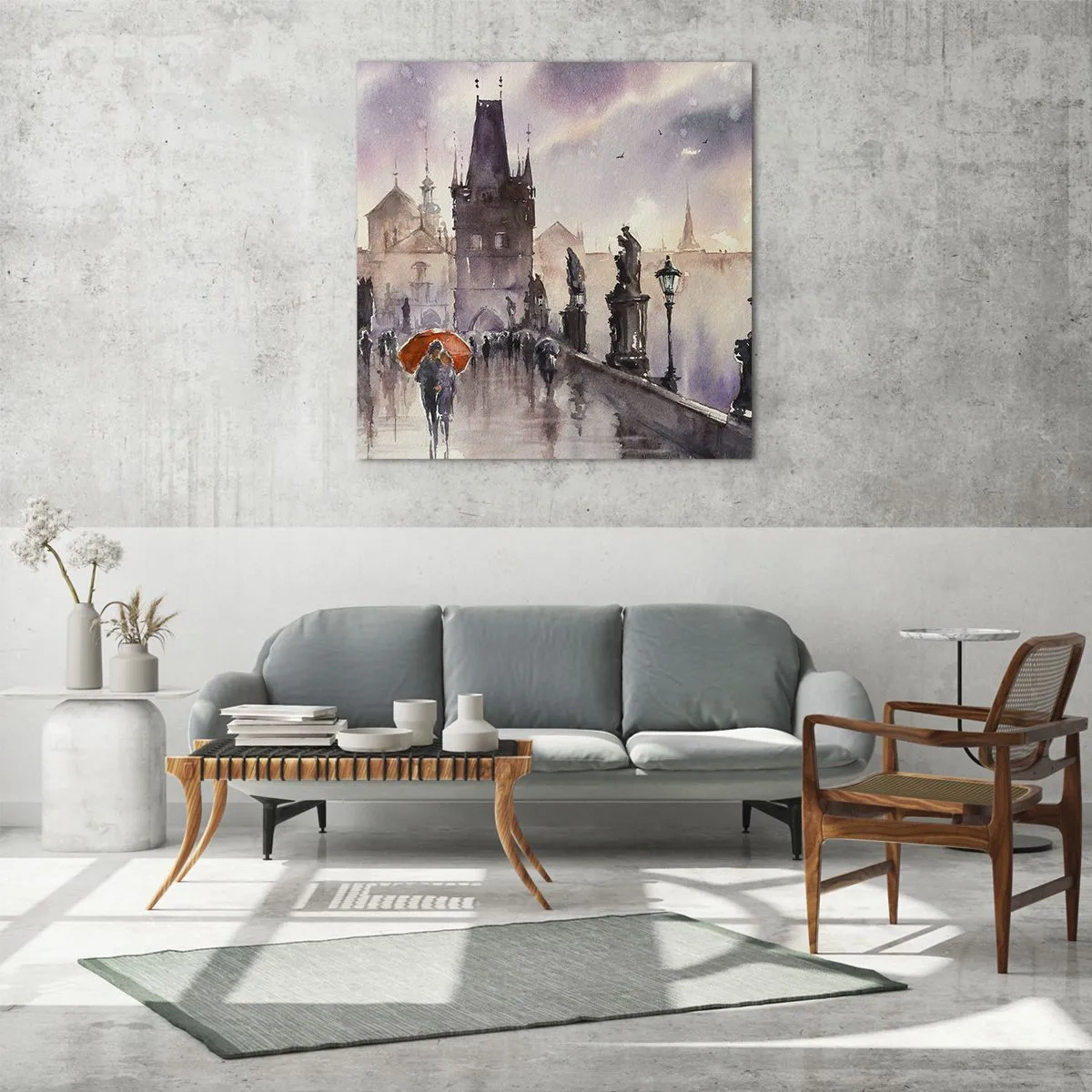 Billede på glas - Folk forandrer sig ikke - 60x60 cm