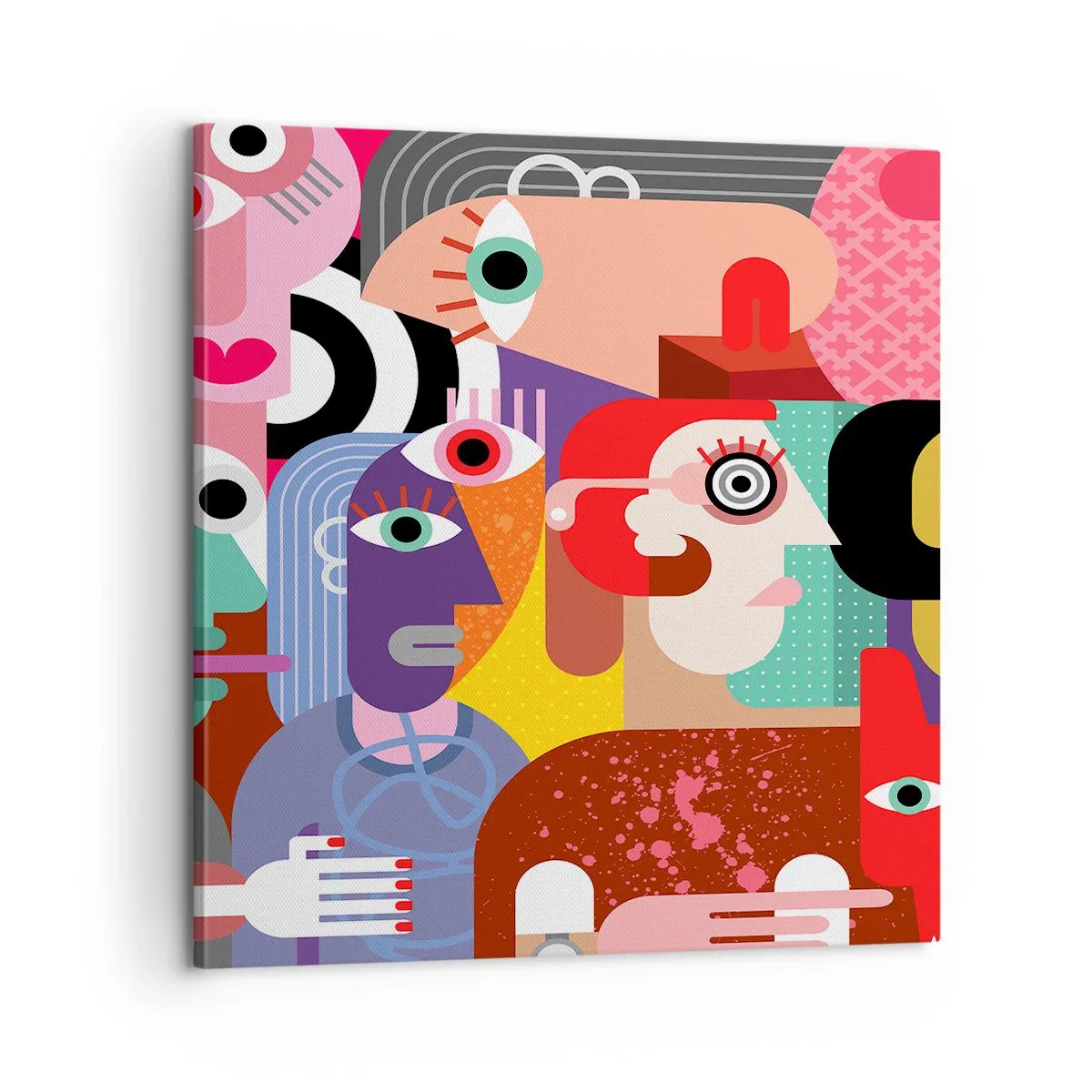 Lærredstryk - Billede på lærred - Vi fra hr. Picasso - 60x60 cm