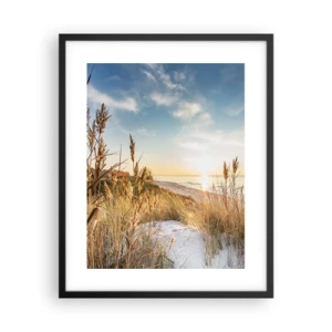 Plakat i sort ramme - Nordstrand - 40x50 cm