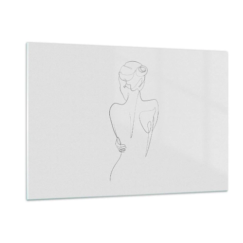 Billede på glas - Kroppens musik - 120x80 cm