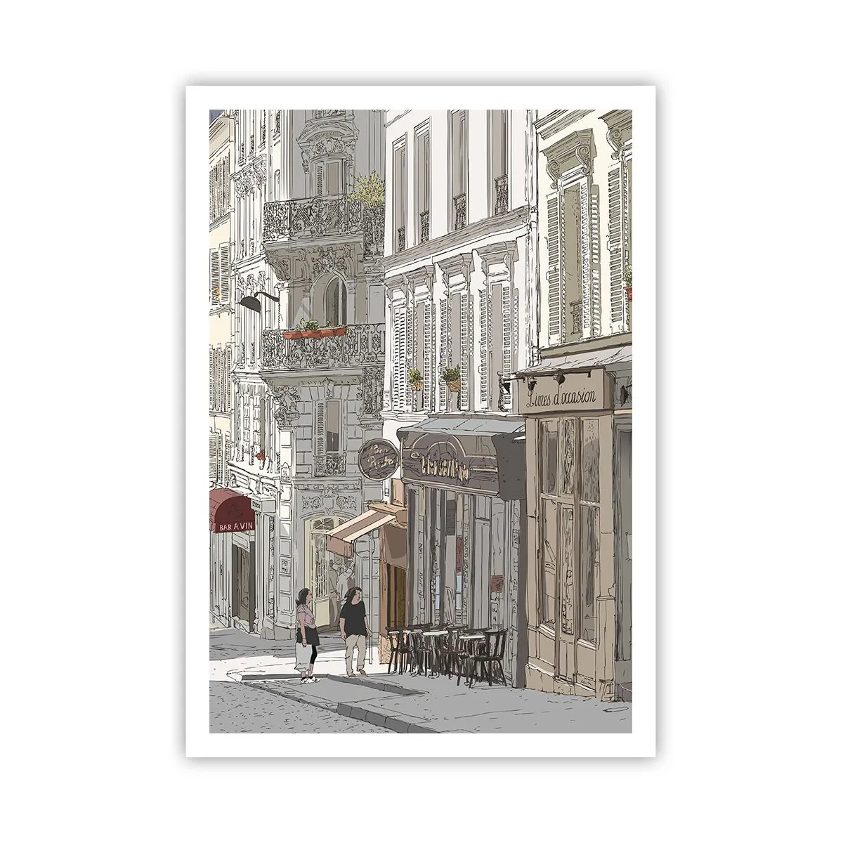 Plakat - Byens glæder - 70x100 cm