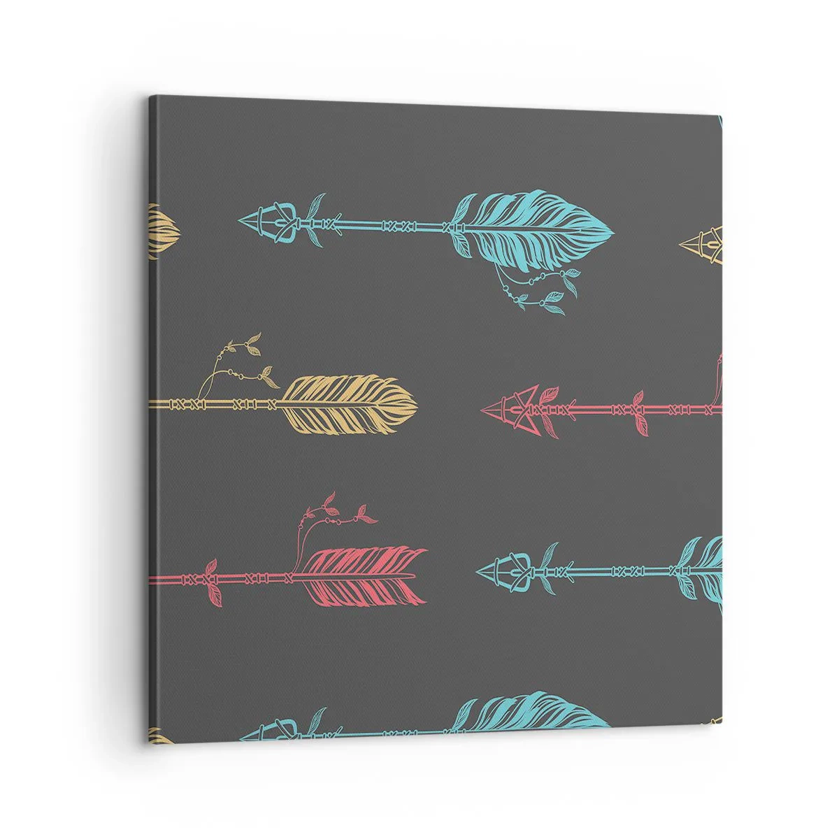 Lærredstryk - Billede på lærred - For at - 60x60 cm