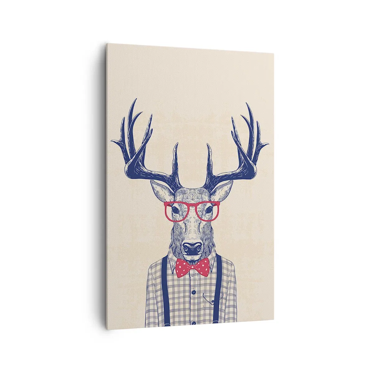 Lærredstryk - Billede på lærred - Et underholdende ekstravaganza - 80x120 cm