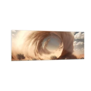 Billede på glas - Åben portal - 140x50 cm