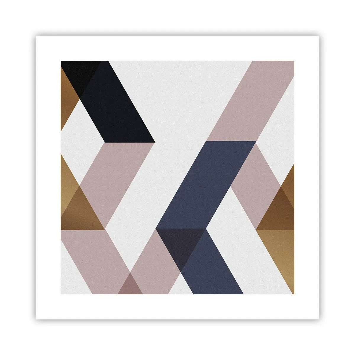 Plakat - Planer og vinkler - 40x40 cm