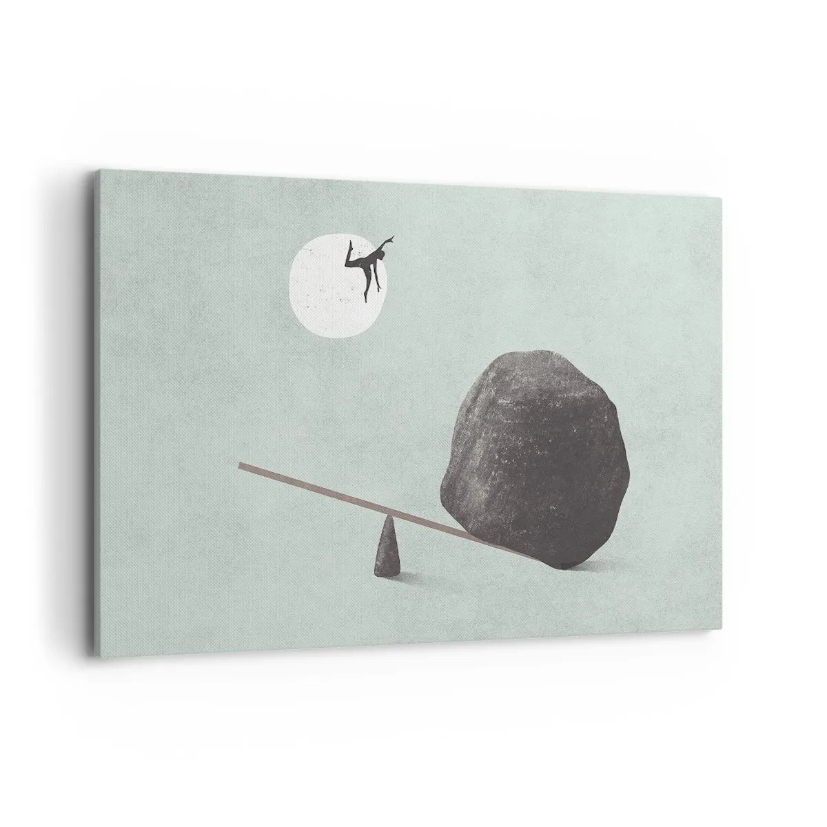 Lærredstryk - Billede på lærred - En drøm går i opfyldelse - 120x80 cm