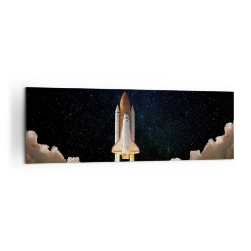 Lærredstryk - Billede på lærred - Ad astra! - 160x50 cm