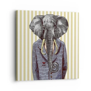 Lærredstryk - Billede på lærred - Elegant af natur - 30x30 cm