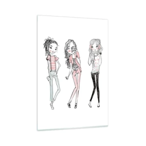 Billede på glas - Det bliver sjovt - 80x120 cm