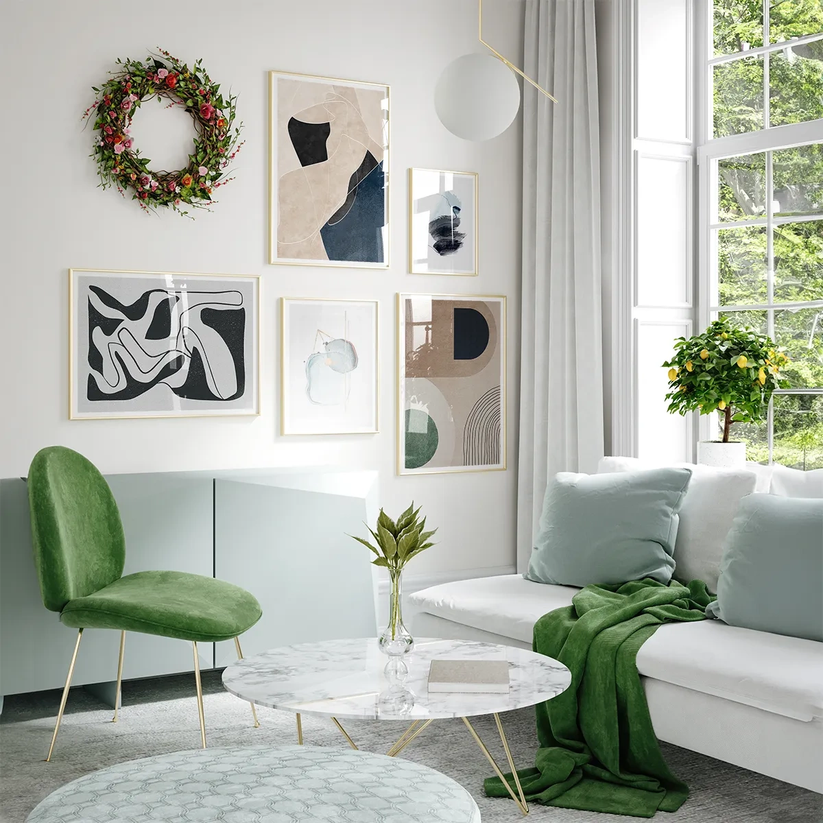 Glam home - Inspiration til stuen