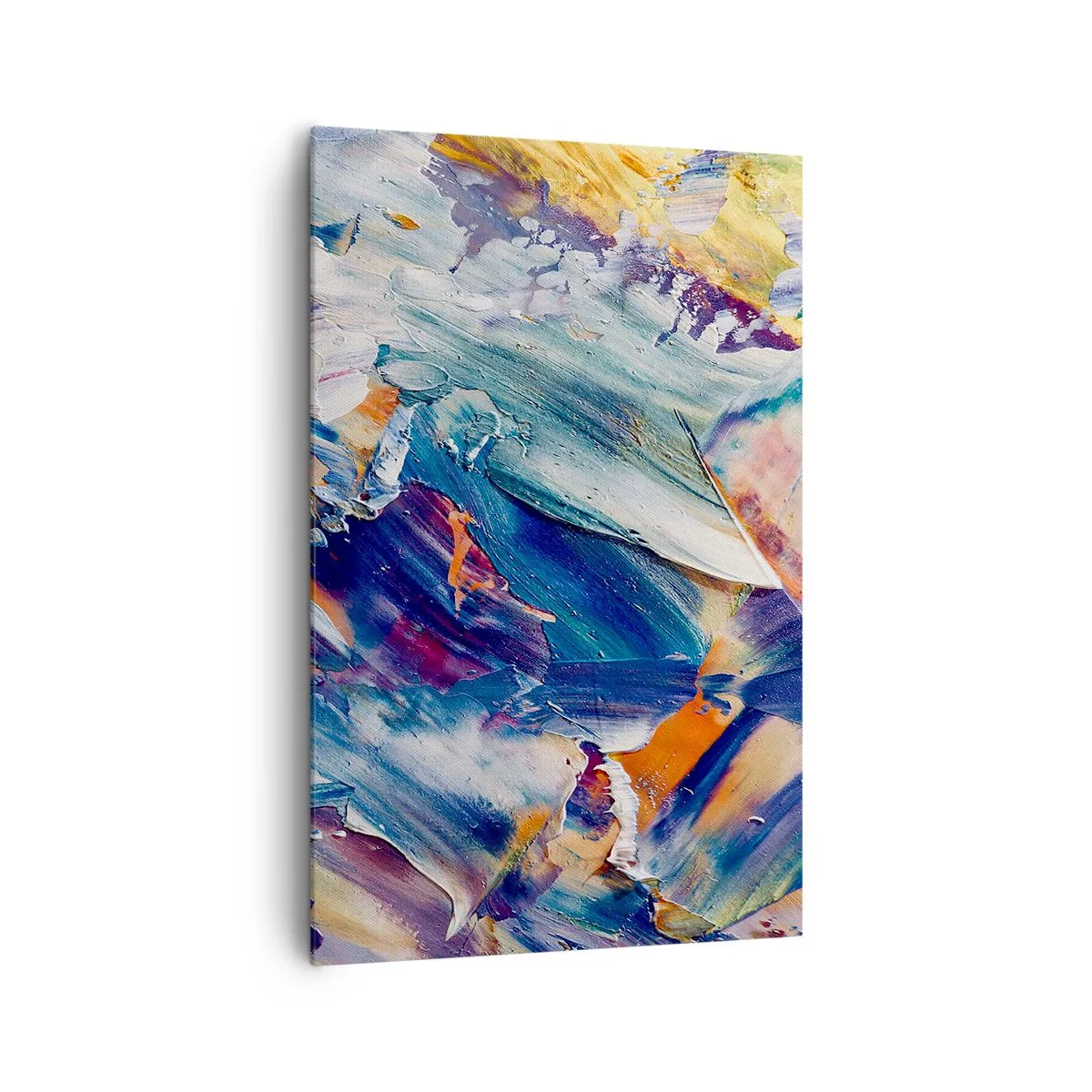 Lærredstryk - Billede på lærred - Forvirring af farver - 80x120 cm