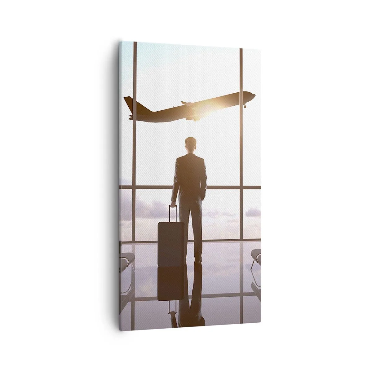 Lærredstryk - Billede på lærred - Du har tid, sæt farten ned - 55x100 cm