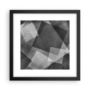 Plakat i sort ramme - Et evigt symbol på bestandighed og orden - 30x30 cm