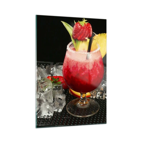 Billede på glas - Fremkald smagen - 50x70 cm