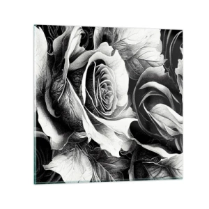 Billede på glas - Altid dronning - 30x30 cm