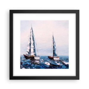 Plakat i sort ramme - Vindens broderskab - 30x30 cm