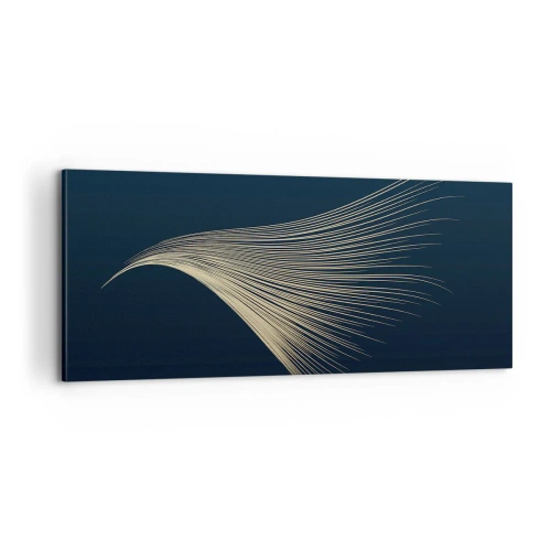 Lærredstryk - Billede på lærred - Som en engels hår - 100x40 cm