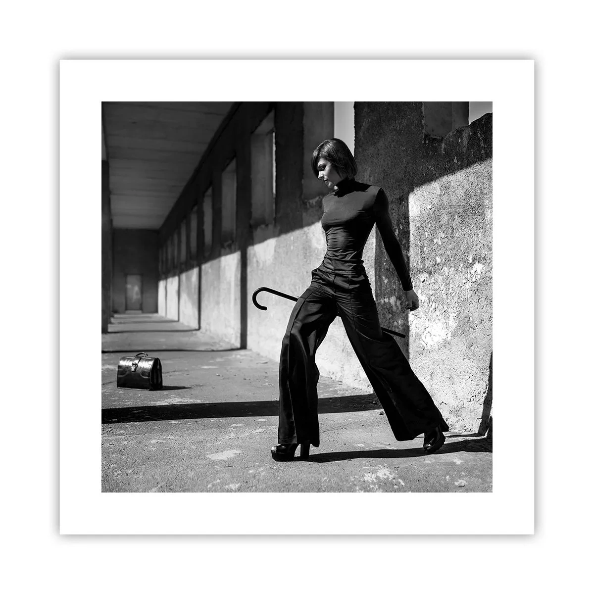 Plakat -  Byens elegance - 40x40 cm