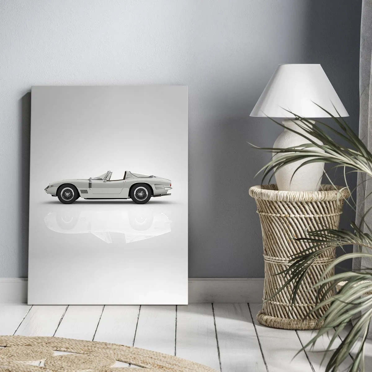 Lærredstryk - Billede på lærred - Løftet om sjov - 65x120 cm