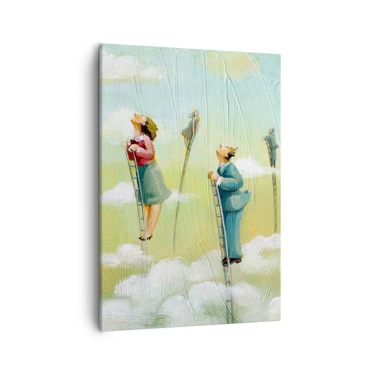 Lærredstryk - Billede på lærred - Bag din drøm - 50x70 cm